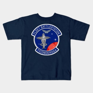 Starship Troopers Ticonderoga Patch Kids T-Shirt